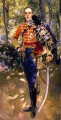 Retrato Del Rey Don Alfonso XIII con el Uniforme De Husares 画家 ホアキン・ソローリャ